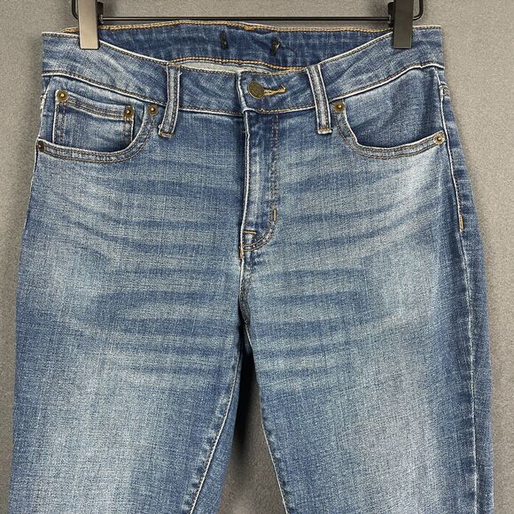 FRYE Womens Jeans 28 Regular Fit Slim Mid Rise Medium Wash Blue - Picture 2 of 12